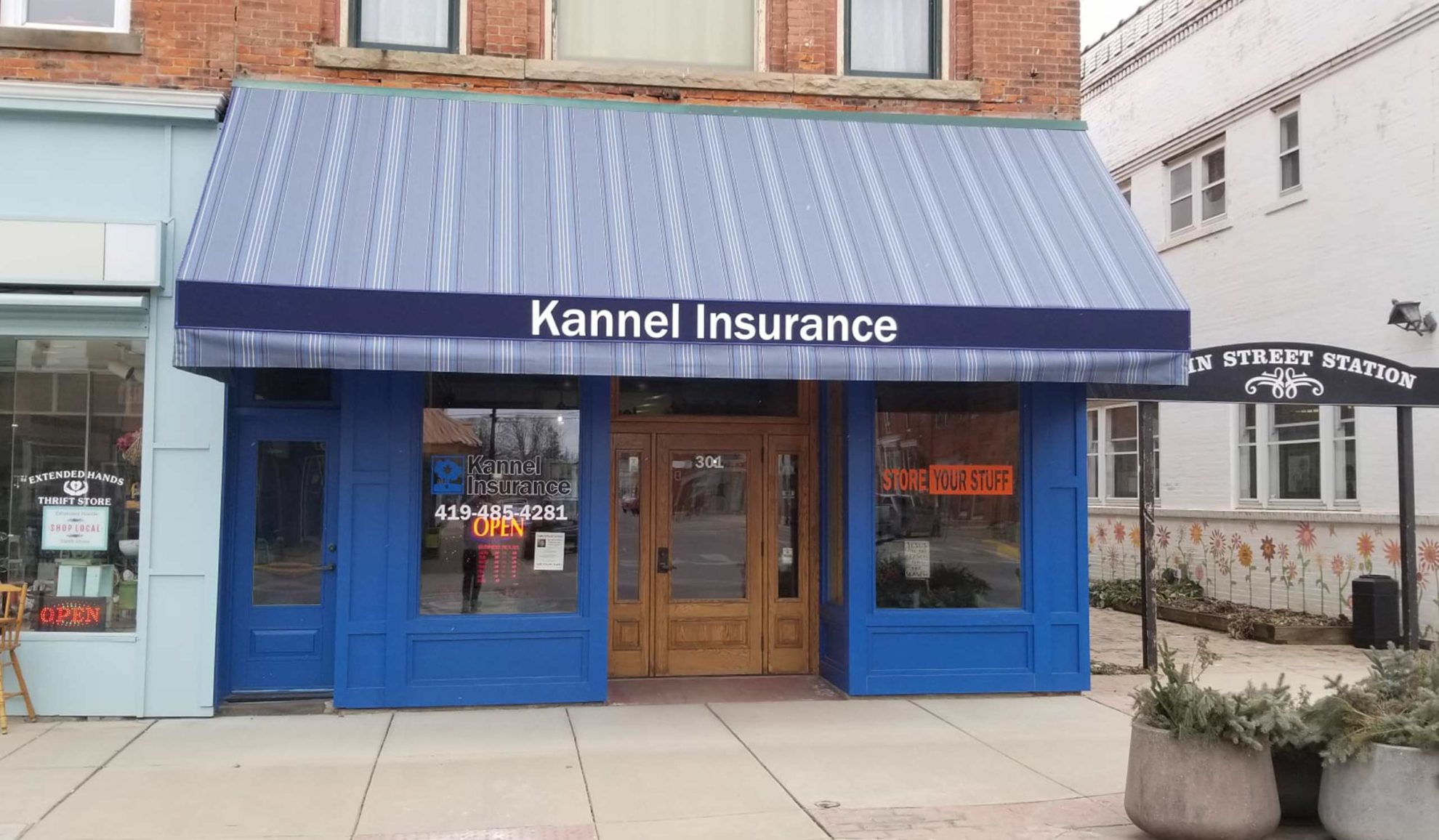exterior of kannel insurance montpelier oh